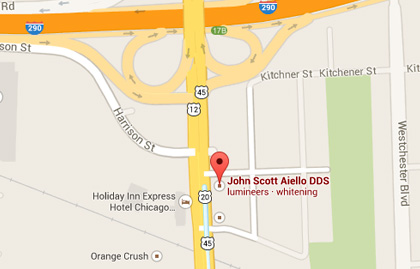 Map of Aiello Dental Excellence